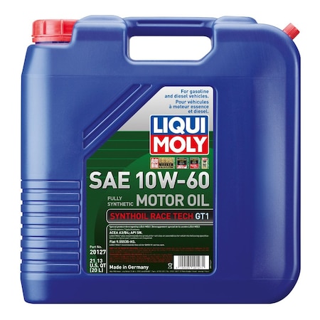 Liqui Moly Synthoil Race Tech GT1 10W-60, 20 Liter, 20127 20127